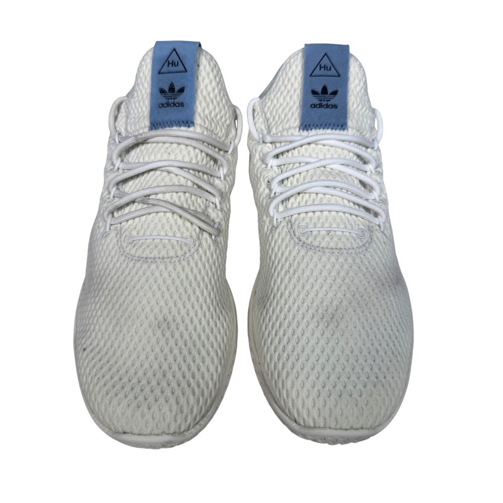Adidas x Pharrell Williams Tennis Hu White & Blue BY8718 Mens Sneakers